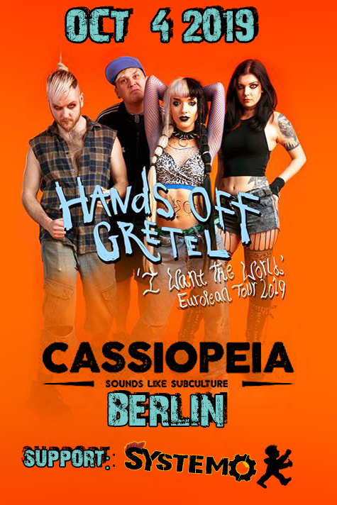 Hands Off Gretel Berlin 2019 - Support SYSTEMO